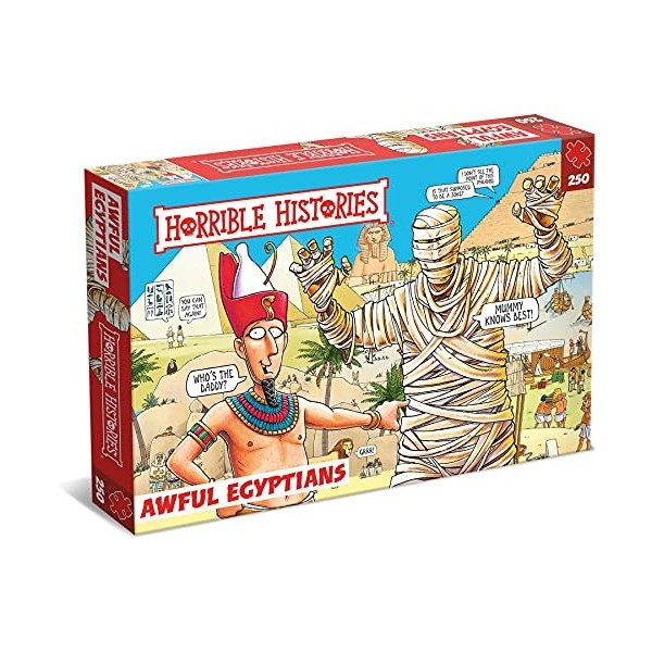 Paul Lamond PLG 7255 Horrible Histories Awful Egyptians 250 Piece Puzzle, Red