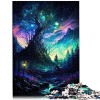 Magic Wolf Puzzle 1000 Pièces Puzzle pour EnfantsPuzzles en Carton pour Adultes Enfants 12+ Décoration de la Maison Puzzles 1