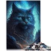 Magic Wolf Puzzle 1000 Pièces Puzzle pour EnfantsPuzzles en Carton pour Adultes Enfants 12+ Décoration de la Maison Puzzles 1