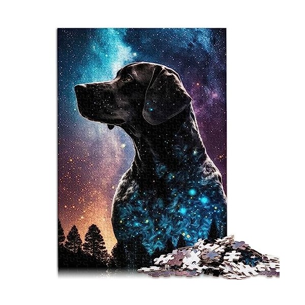 Astronaute de Berger Allemand 1000 pièces Puzzle pour Adultes Puzzles pour Adultes EnfantsPuzzles en Carton Décompression int