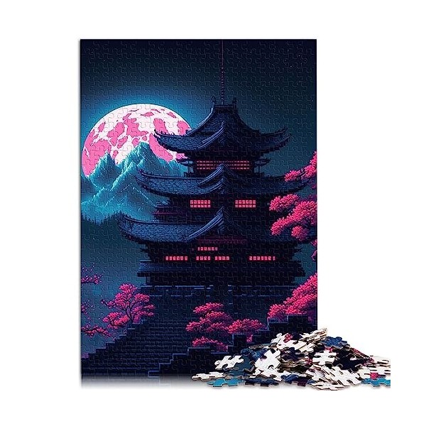 Puzzle de Style Japonais 1000 pièces Puzzle Jeux éducatifs des Puzzles en Carton comme Cadeaux pour Toute la Famille et Les 1