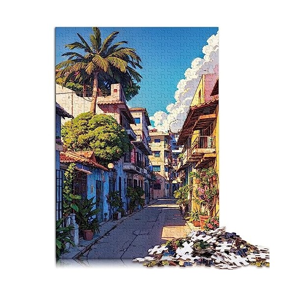 Puzzle de Style Japonais 1000 pièces Puzzle Jeux éducatifs des Puzzles en Carton comme Cadeaux pour Toute la Famille et Les 1