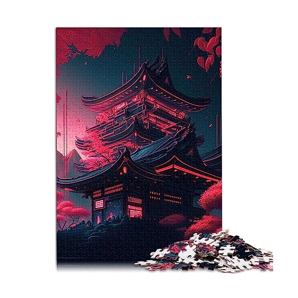 Puzzle de Style Japonais 1000 pièces Puzzle Jeux éducatifs des Puzzles en Carton comme Cadeaux pour Toute la Famille et Les 1