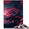 Puzzle de Style Japonais 1000 pièces Puzzle Jeux éducatifs des Puzzles en Carton comme Cadeaux pour Toute la Famille et Les 1