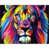 WYTTT Classique Puzzle Adulte 1000 Pièces Paysage Puzzle en Bois Lion Coloré Ng Animaux Abstraits DIY Art Moderne Cadeau Spéc