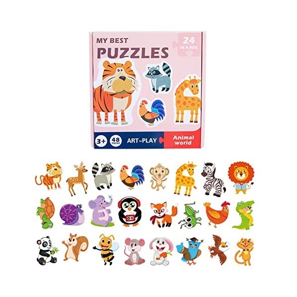 Yideen Puzzles pour de 3 à 5 Ans,Puzzle pour Tout-Petits - Puzzles océaniques,Puzzles éducatifs pour de 3, 4 et 5 Ans, Jouets