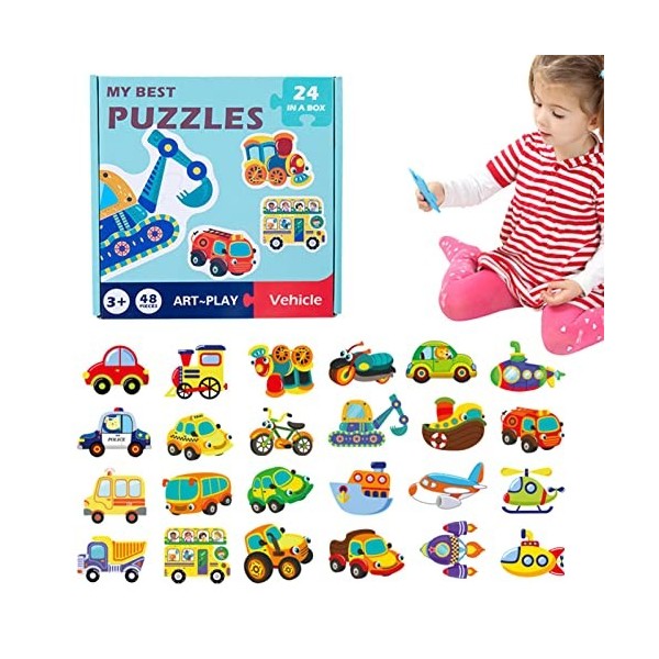 Yideen Puzzles pour de 3 à 5 Ans,Puzzle pour Tout-Petits - Puzzles océaniques,Puzzles éducatifs pour de 3, 4 et 5 Ans, Jouets