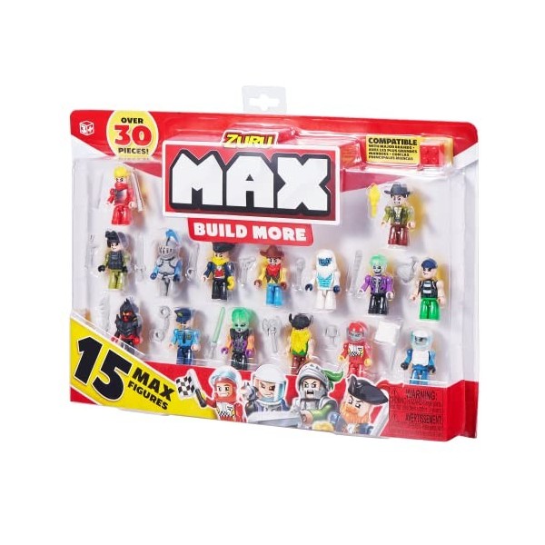Zuru Max Build More Lot de 15 Figurines