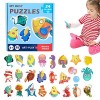 PHIREE Puzzle pour Tout-Petits,Puzzles pour Tout-Petits - Puzzles de Maternelle | Jouets et activités préscolaires pour – Jou