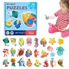 Eastuy Puzzles pour de 3 à 5 ans,Puzzle pour tout-petits | Puzzles danimaux,Puzzles Montessori pour filles et garçons de 3, 