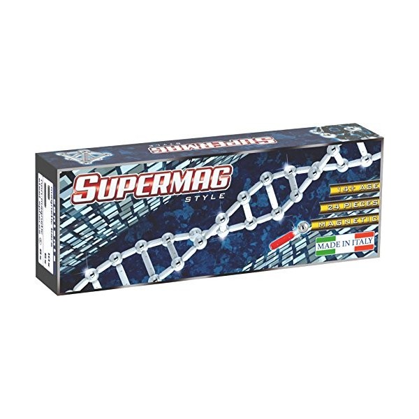 Supermag- Jeu de Construction Style, 950202, 24 Pièces