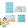 Birtern Puzzles pour Tout-Petits, Puzzles danimaux en Bois, Jouet de Puzzle pour Attraper des Poissons et Dinosaures, Jouets