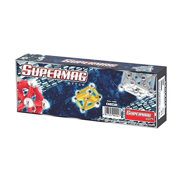 Supermag- Jeu de Construction Style, 950202, 24 Pièces