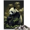 Panda Bambou Japon Puzzles Puzzles 1000 Pièces Puzzles pour Adultes Enfants Puzzles pour Adultes et EnfantsCardboard Puzzles 