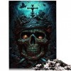 Puzzle tête de Mort Pirate pour adultesPuzzles en Carton Puzzle 1000 pièces pour Adultes et Enfants à partir de 12 Ans Jeu éd