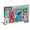 Clementoni- Stitch Puzzle, 24029, Multicolore