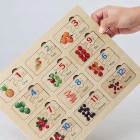 SOYDAN Puzzle de Correspondance de nombres, Conseil d’enseignement des nombres, Jouets de développement précoce, Tableau dac