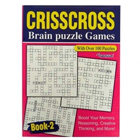 Crisscross Livre de Puzzle Géant, Livres 1 et 2, 258 Puzzles