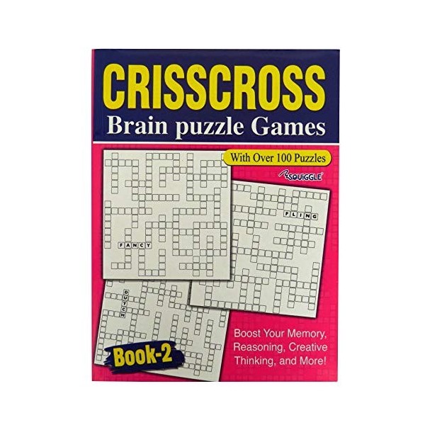 Crisscross Livre de Puzzle Géant, Livres 1 et 2, 258 Puzzles