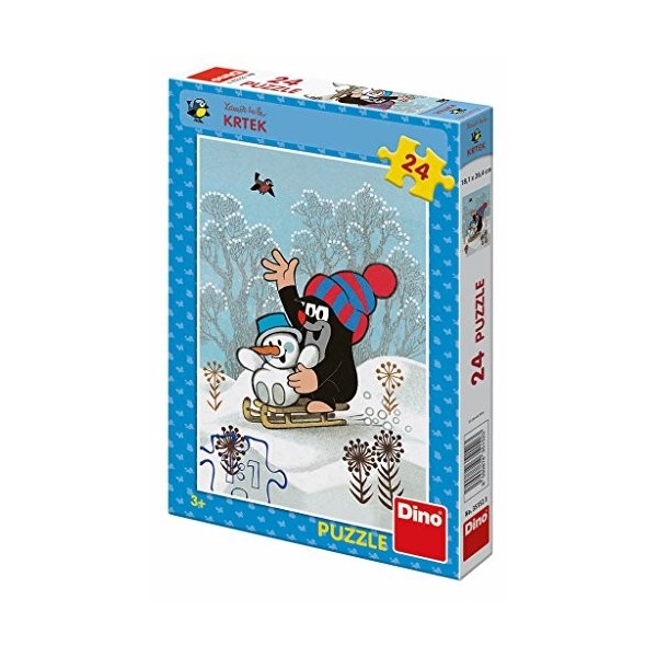 Dino Toys- Puzzle de Haute qualité- Petit Motif de taupe-24 pièces, 351523