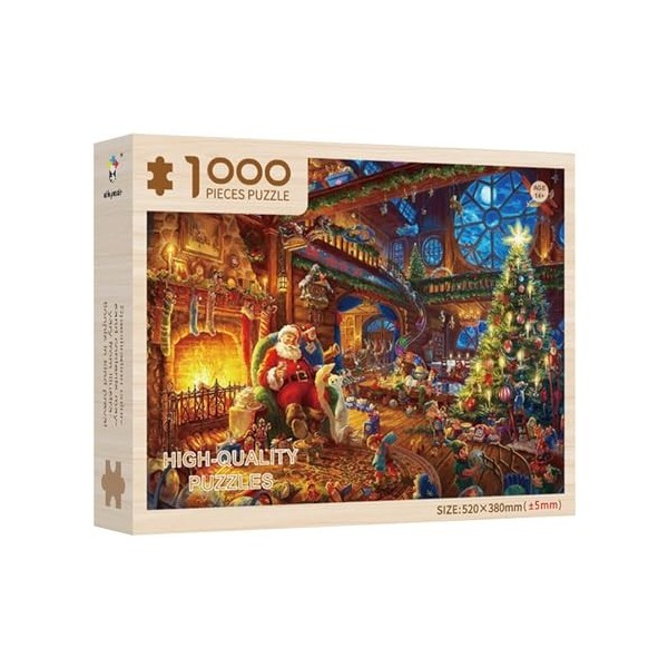 Kasmole Puzzles pour Adultes - Scène chaleureuse de Mariage de Noël Puzzle de Grande pièce - Jouets et Jeux éducatifs de déve