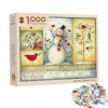 Kasmole Puzzles pour Adultes - Scène chaleureuse de Mariage de Noël Puzzle de Grande pièce - Jouets et Jeux éducatifs de déve