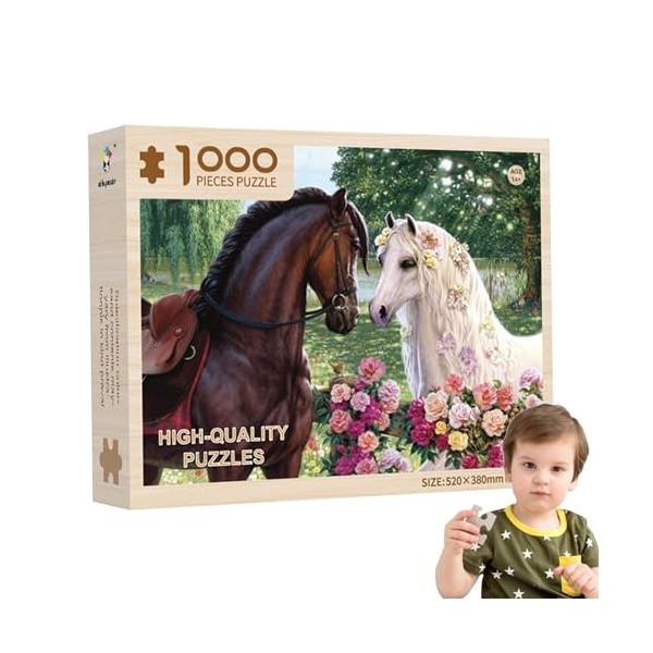 Kasmole Puzzles pour Adultes - Scène chaleureuse de Mariage de Noël Puzzle de Grande pièce - Jouets et Jeux éducatifs de déve