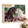 Kasmole Puzzles pour Adultes - Scène chaleureuse de Mariage de Noël Puzzle de Grande pièce - Jouets et Jeux éducatifs de déve