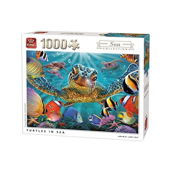KING- Puzzle 1000 pcs, 5617, Multicolore