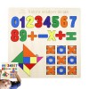 CASSONRM Puzzle Alphabet pour Les Tout-Petits, Puzzles de Correspondance de nombres, Puzzle de Lettres minuscules, Peinture à