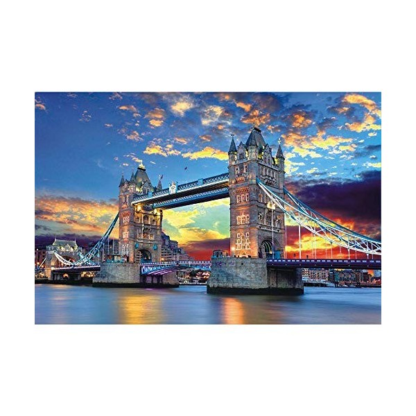 500 pièces London Tower Bridge Difficile et Défi Puzzle Adulte Décompression Enfants Fun Puzzle Mode Cadeau Créatif