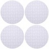 SEWACC 4 Pièces Casse-tête Rond Gratter Et Renifler Puzzle Blanc Puzzles Ronds à Transfert Thermique Scie Sauteuse Enfant Sub