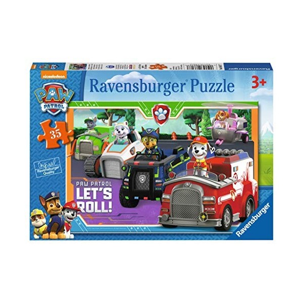 Ravensburger- Paw Patrol Puzzle 35 pièces pour Enfants à partir de 3 Ans, 8617