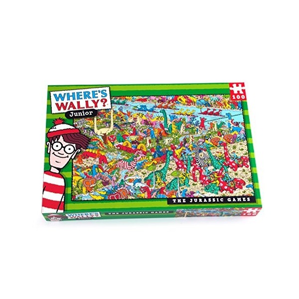 Wheres Wally Junior The Jurassic Games 100 Piece Puzzle