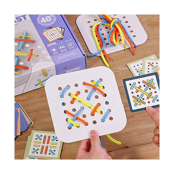 réflexion pour | Puzzles à Cordes Jouets Pour,Road Trip Essentials, Jouets dapprentissage précoce pour les filles, les tout-