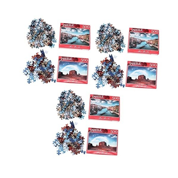 SAFIGLE 500 Pièces 2 Ensembles Célèbre Puzzle dart Célèbres Puzzles De Peinture Puzzle Peinture à lhuile 500 Énigmes pour É