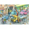 Ravensburger- Müllabfuhr Und Abschleppwagen Animals 05096 Puzzle pour Enfants-2 x 24 pièces, Blanc