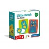 Clementoni- Little Match-Petits Animaux-6 Mini Puzzles à encastrer-Jeu éducatif pour Enfants de 2 Ans-Fabriqué en Italie, 163