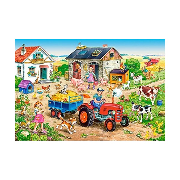 Castorland B-040193 Premium Life on The Farm Maxi Puzzle 40 pièces Multicolore
