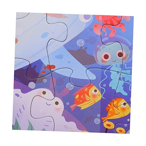 1 Jeu Puzzle pour Enfants Jouets de développement précoce Puzzles de Poisson Jouets pour Les Tout-Petits Les Jouets denfants