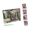 TOYANDONA 1 Ensemble 39 Puzzle Dinosaure Puzzles De Bricolage Jouet De Tri De Puzzle Jeux De Puzzle à Empiler Puzzle pour Enf