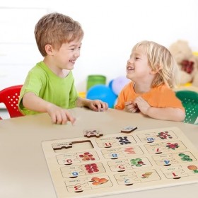 calua Puzzle de Correspondance de nombres,Jouets dapprentissage des nombres pour Les dâge préscolaire | Jouets de développe