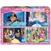 Educa - Princess Multi 4 in 1 Disney Princesses, 17637, Cranberry