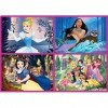 Educa - Princess Multi 4 in 1 Disney Princesses, 17637, Cranberry