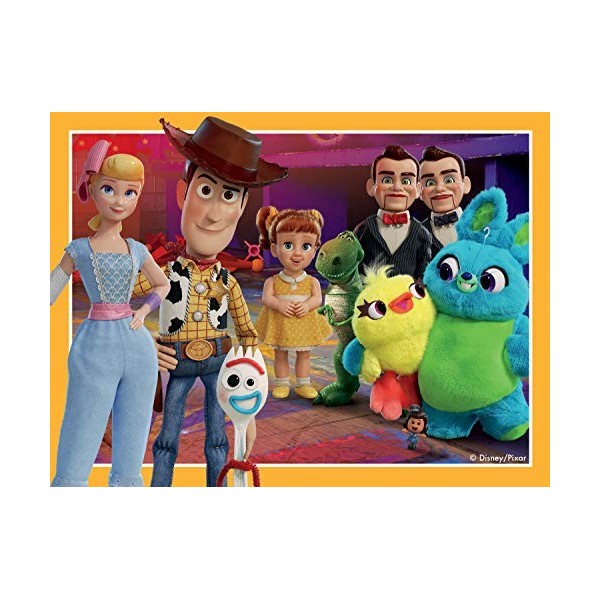 Ravensburger Disney Toy Story 4 – Puzzle 4 dans une boîte 12, 16, 20, 24 pièces pour enfants à partir de 3 ans