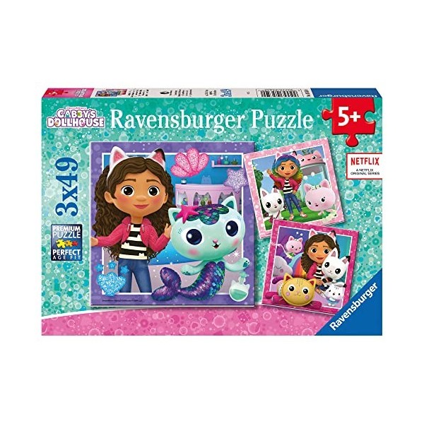 Ravensburger- Gabbys Dollhouse Puzzle Enfant, 4005556056590