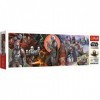 Trefl - Star Wars Mandalorian, Les Aventures de Mandalorian - Puzzle Panoramique 1000 Eléments - Puzzle Collage, Puzzle DIY, 