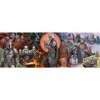 Trefl - Star Wars Mandalorian, Les Aventures de Mandalorian - Puzzle Panoramique 1000 Eléments - Puzzle Collage, Puzzle DIY, 