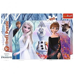 Brandsseller Puzzle enfant 100 pièces avec motifs de la Reine des Neiges 2
