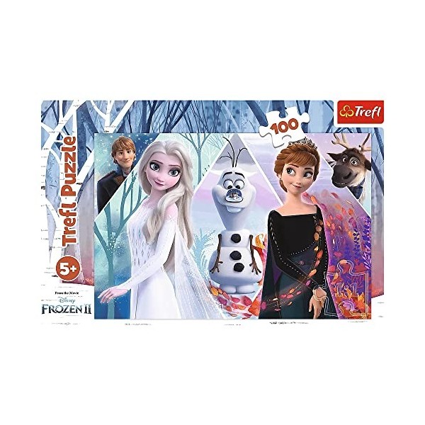 Brandsseller Puzzle enfant 100 pièces avec motifs de la Reine des Neiges 2